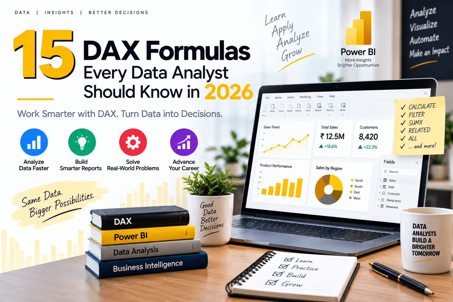15 DAX Formulas Every Data Analyst Should Know in 2026