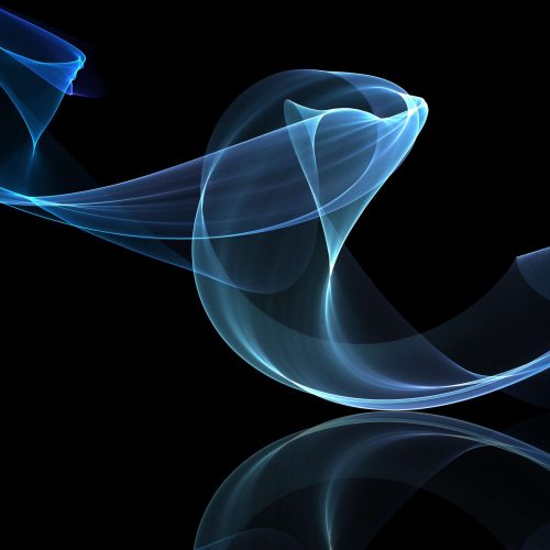 Abstract design background of smooth flowing lines